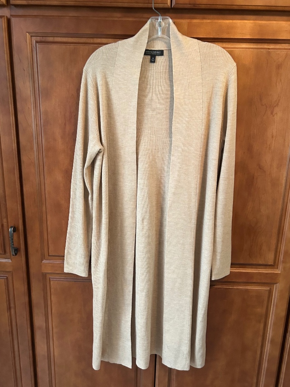 Banana Republic Tan Long Sweater Size Medium